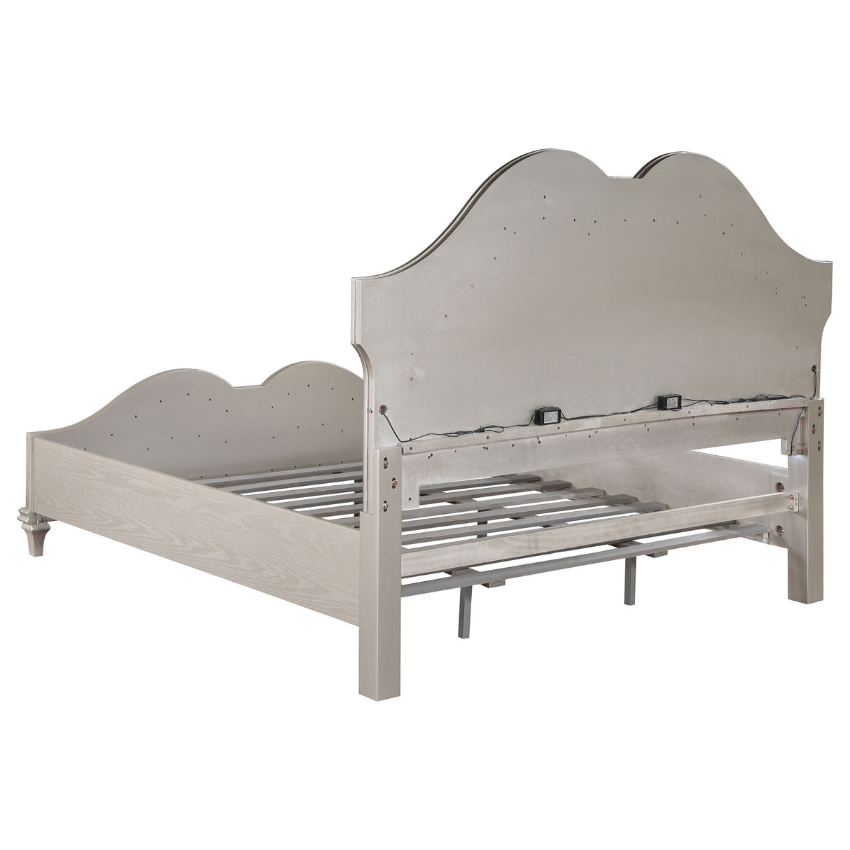 Evangeline Panel Bed with LED Lighting - galleria furniture outlet