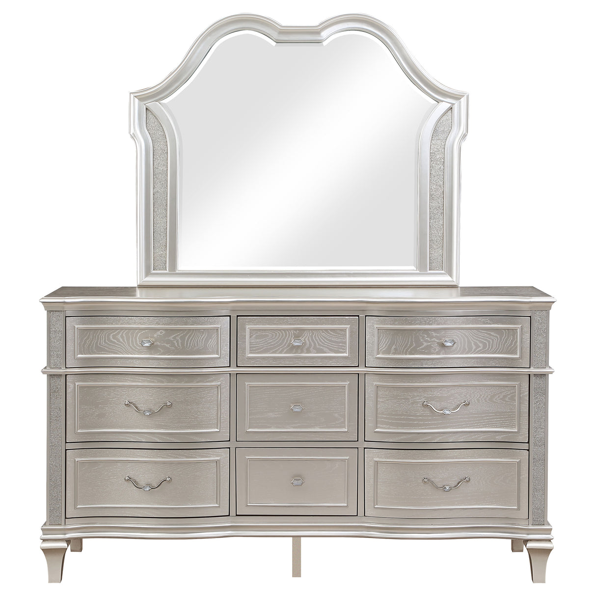 Evangeline Dresser with Mirror - galleria furniture outlet