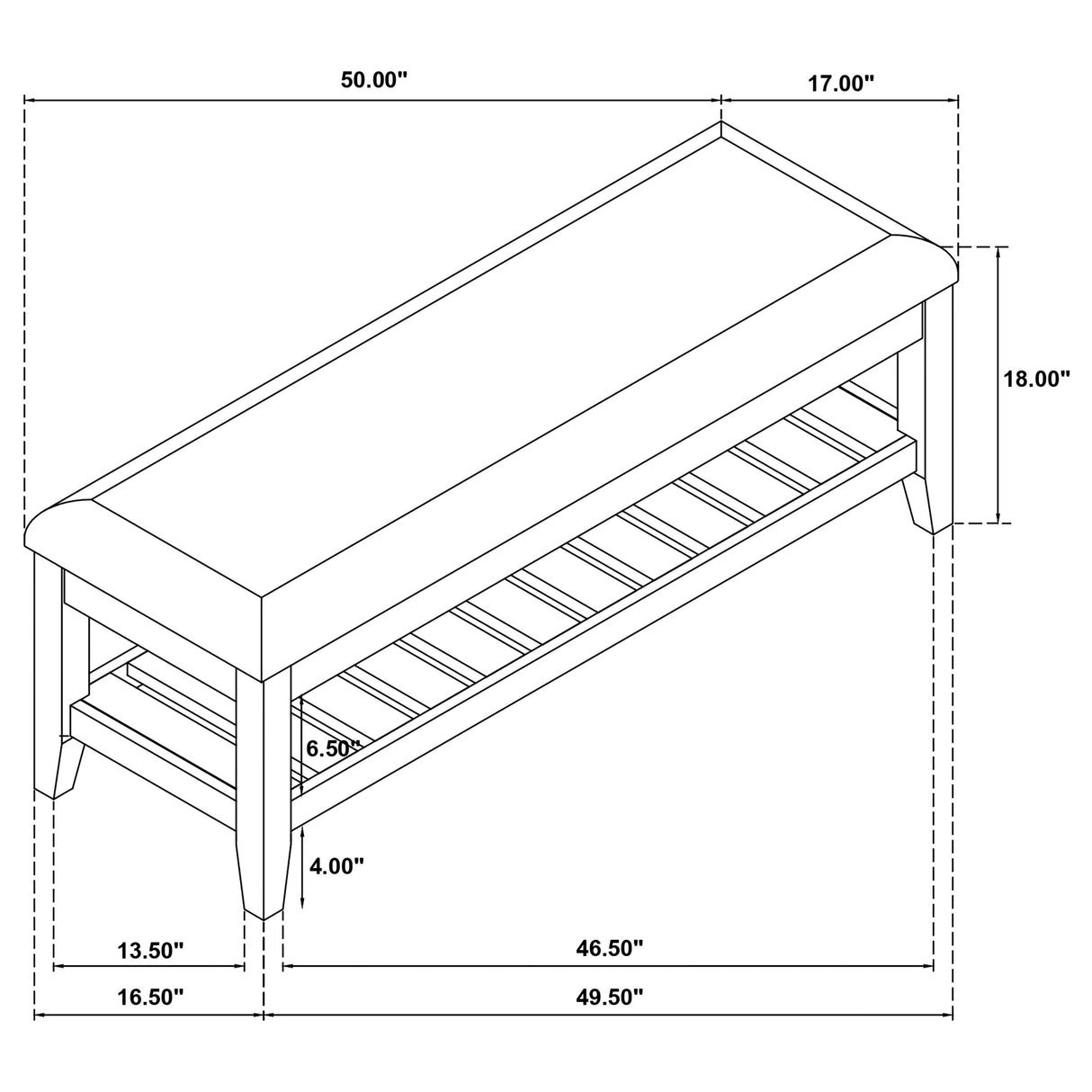 Bexhill Bedroom Bench