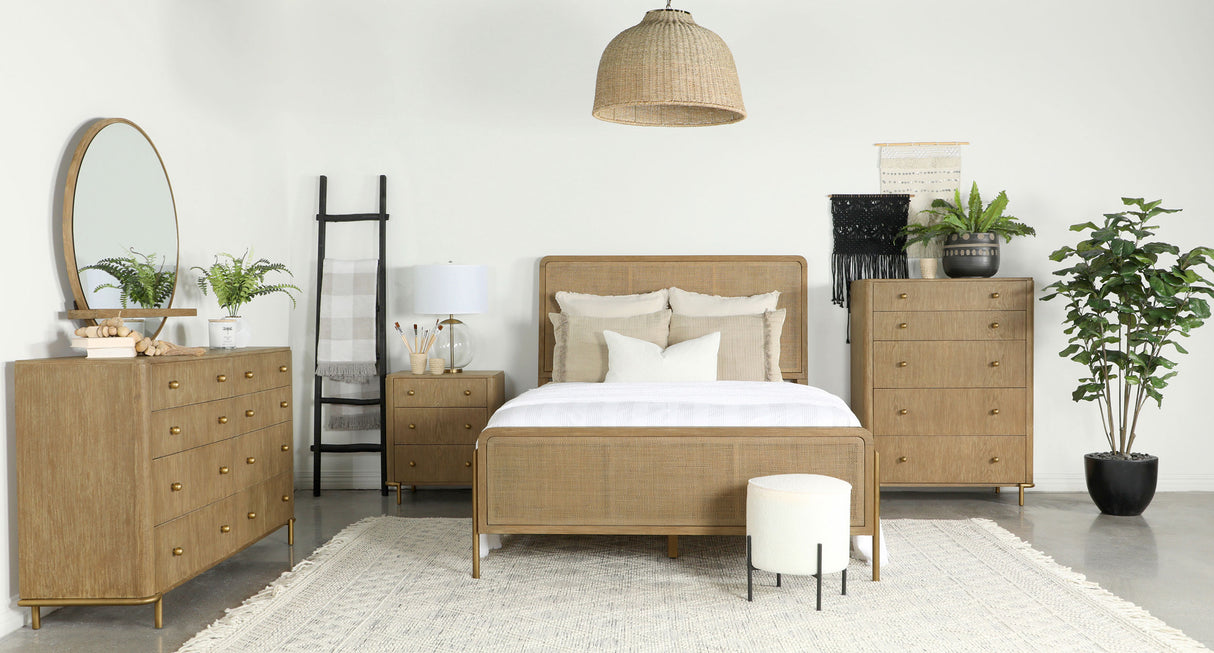 Arini Panel Bed - galleria furniture outlet