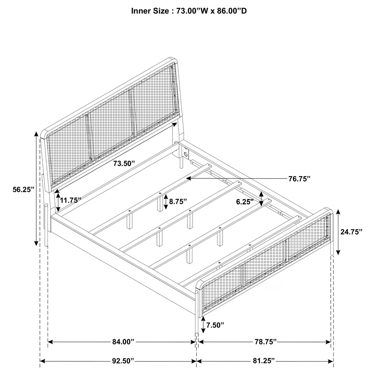 Arini Panel Bed - galleria furniture outlet