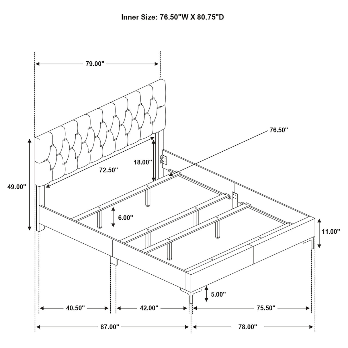 Kendall 4 & 5 Piece Bedroom Sets