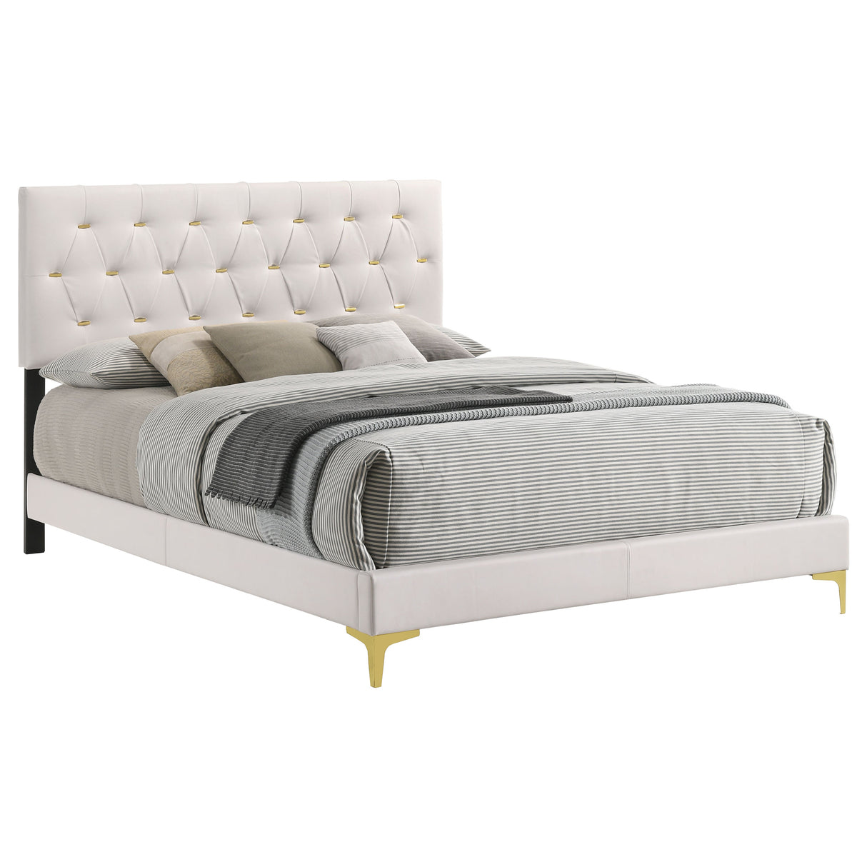 Kendall Panel Bed White