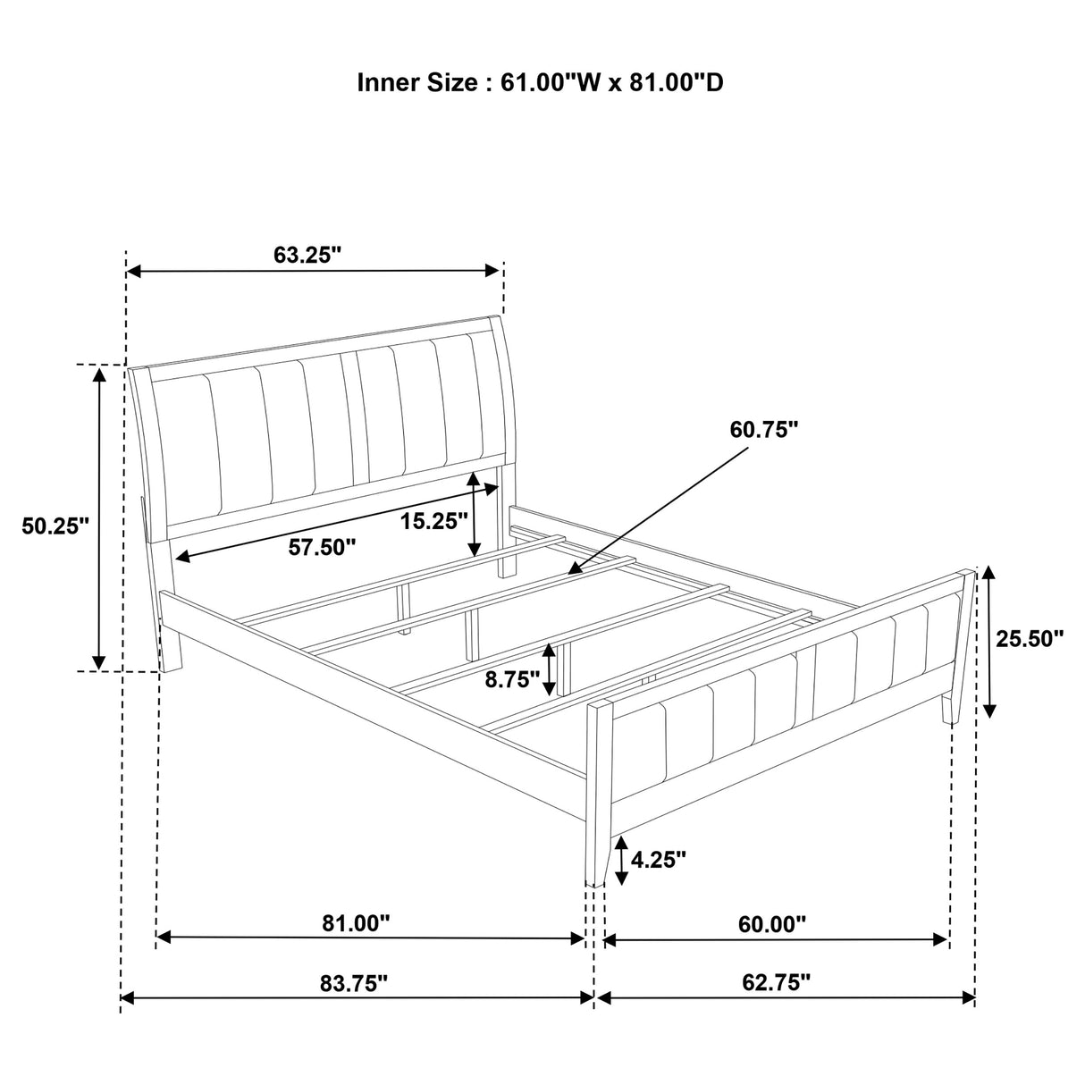 Wilkes Panel Bed
