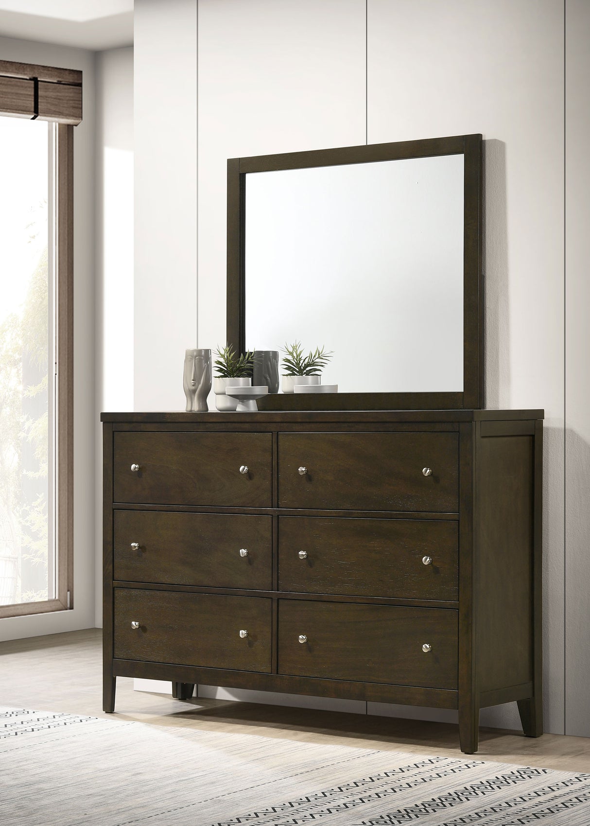 Wilkes Dresser with Mirror - galleria furniture outlet
