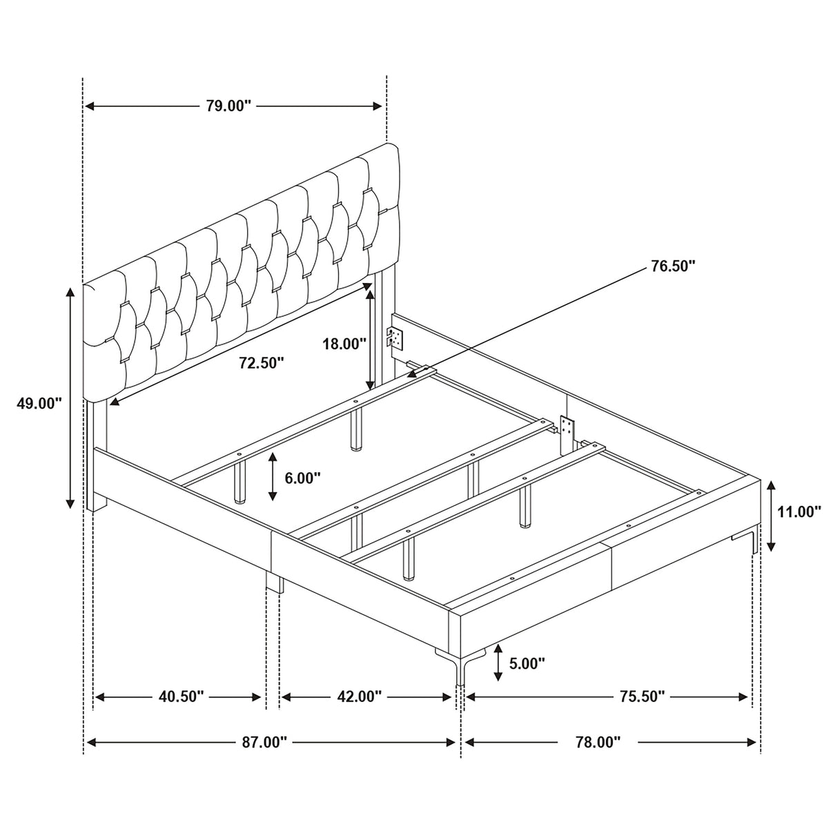 Kendall Panel Bed