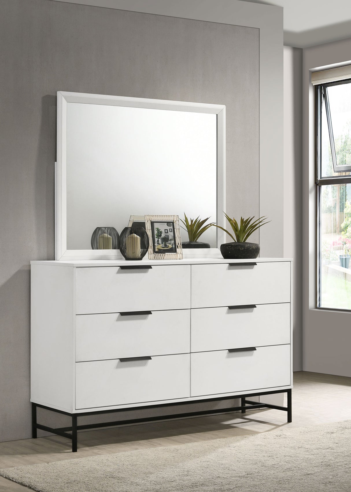 Sonora Dresser with Mirror - galleria furniture outlet