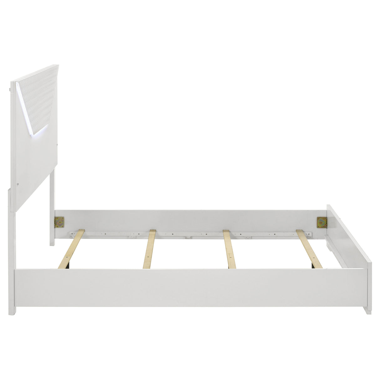 Ives Panel Bed with LED Lighting - galleria furniture outlet