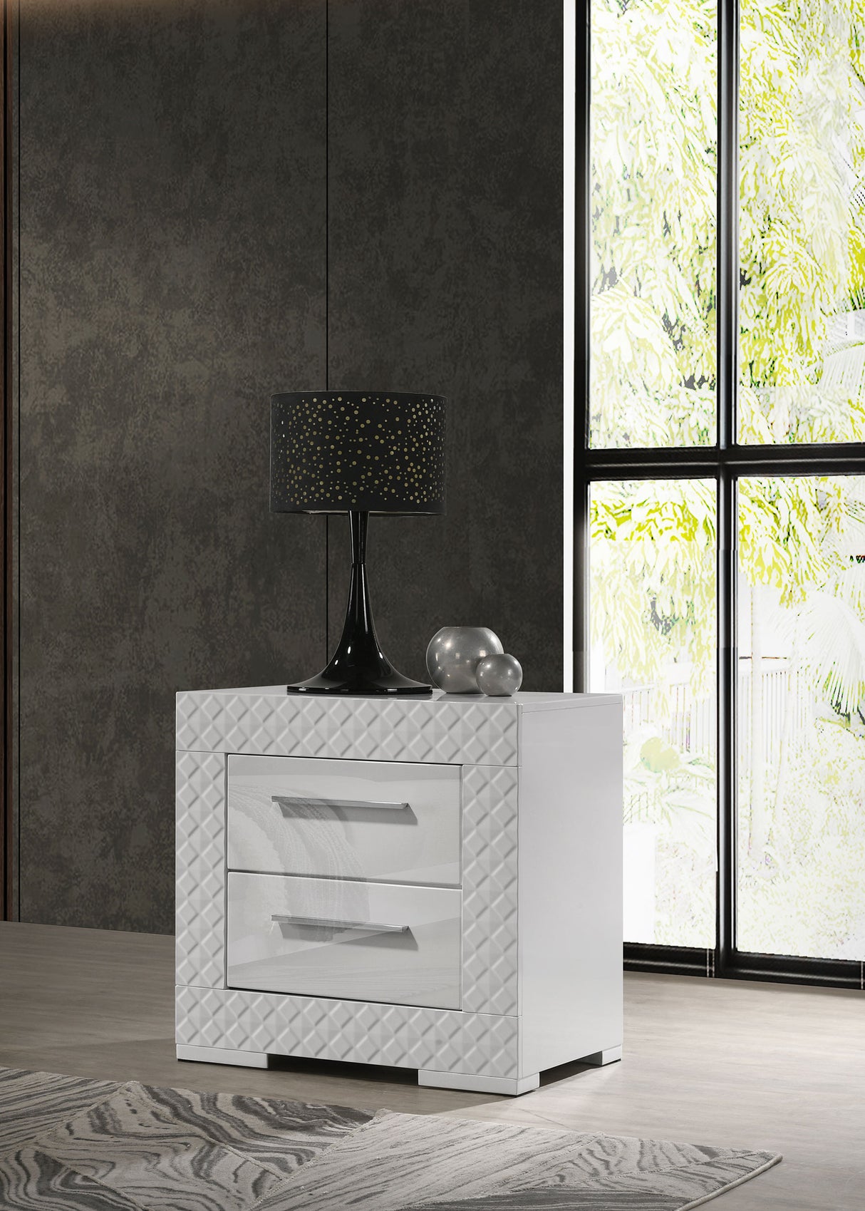 Ives Nightstand - galleria furniture outlet