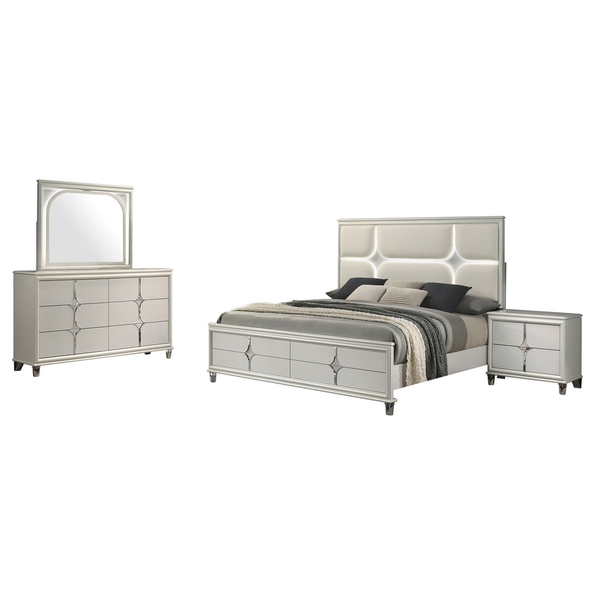 Olivia Bedroom Set - galleria furniture outlet