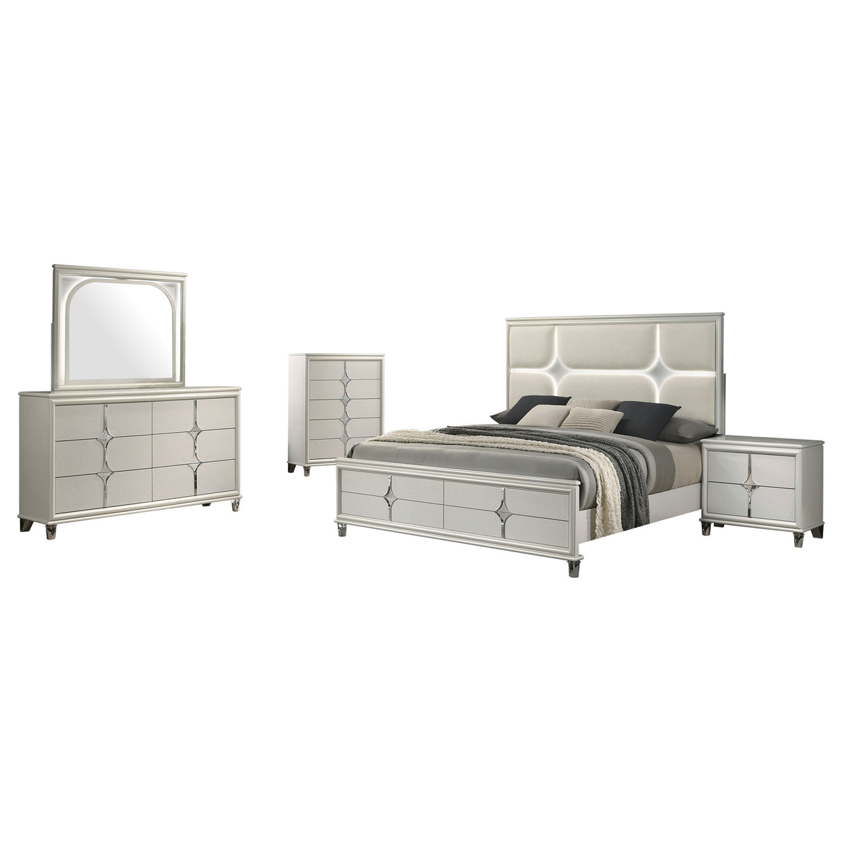 Olivia Bedroom Set - galleria furniture outlet
