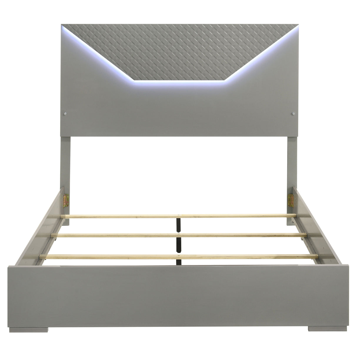Ives Panel Bed with LED Lighting - galleria furniture outlet
