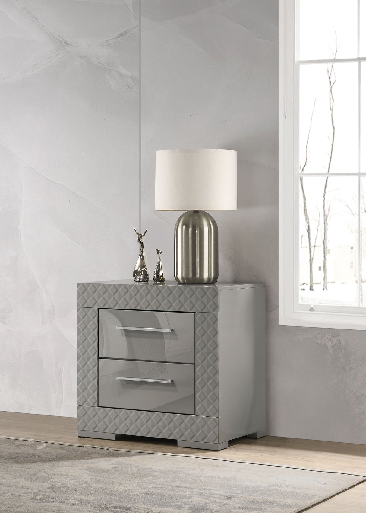 Ives Nightstand - galleria furniture outlet