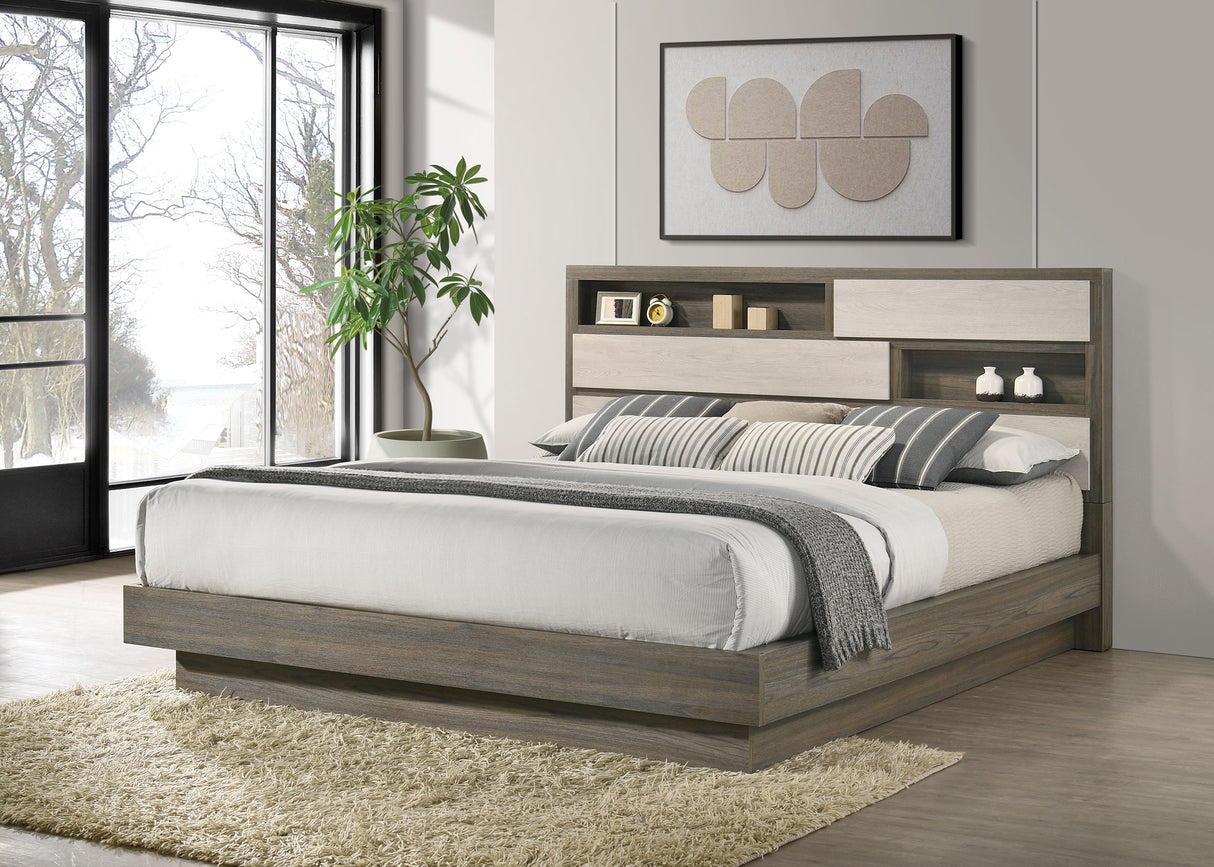 Fenwick Bookcase Platform Bed - galleria furniture outlet
