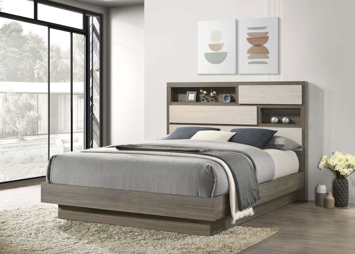 Fenwick Bookcase Platform Bed - galleria furniture outlet