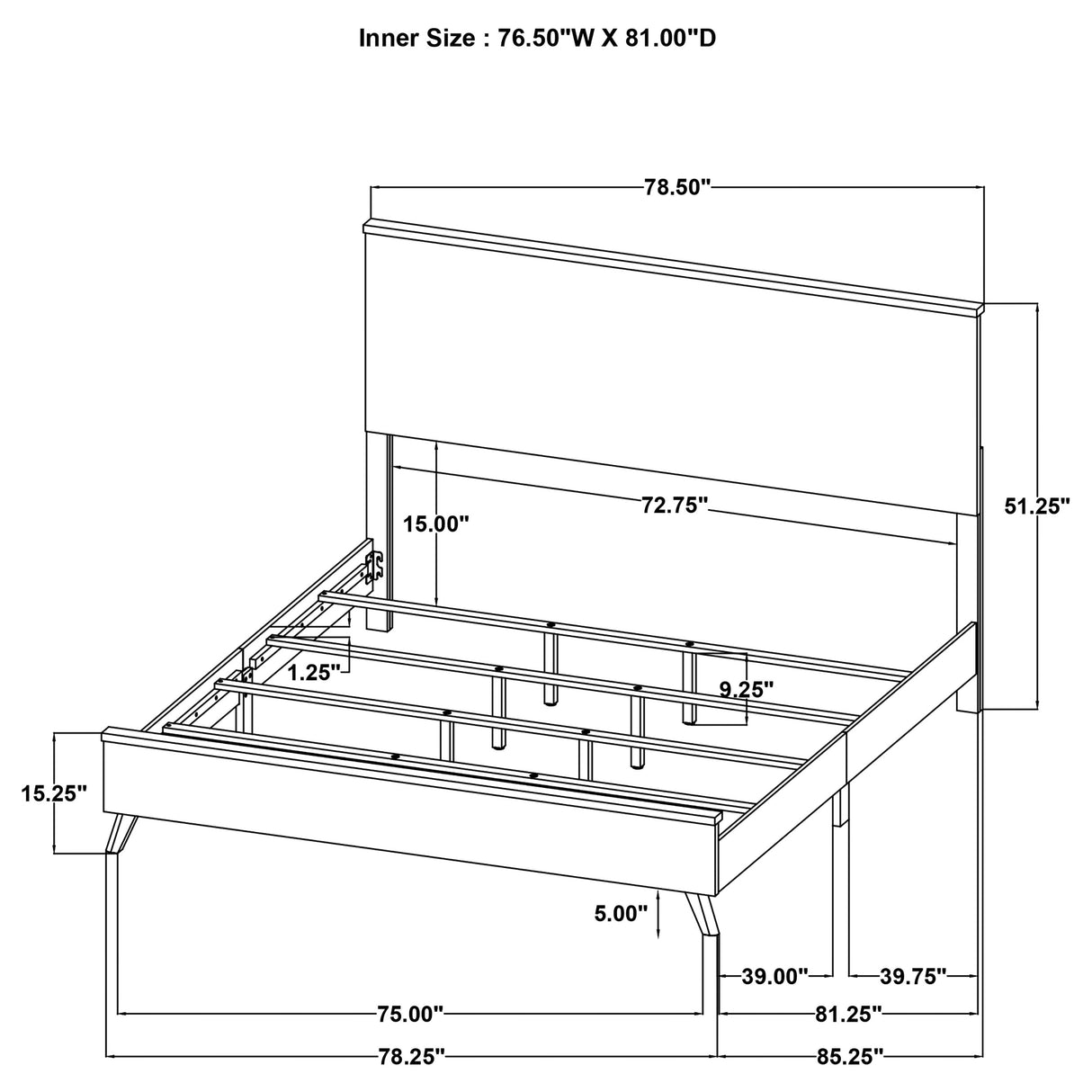 Kaywood Panel Bed