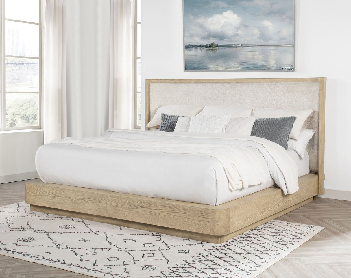 Kailani Wingback Platform Bed - galleria furniture outlet