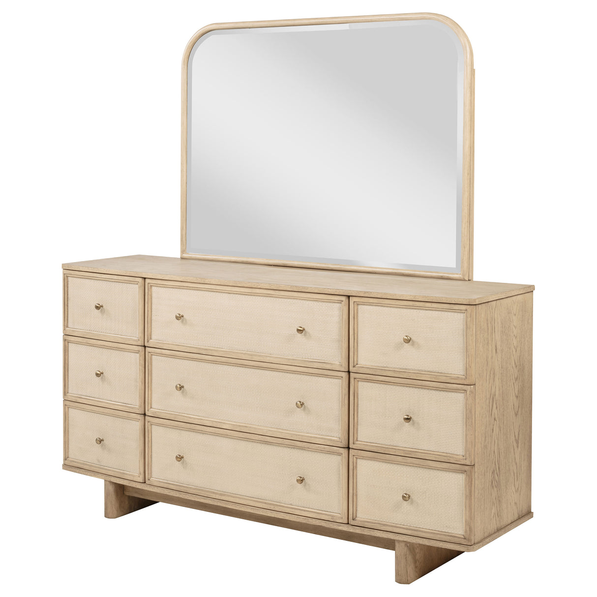 Kailani Dresser with Mirror - galleria furniture outlet