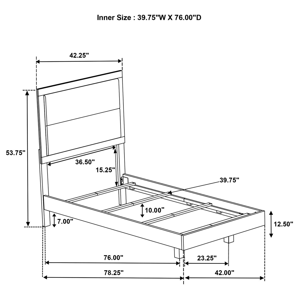 Trenton Panel Bed