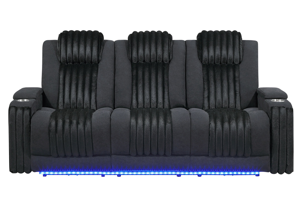 U8000 Pwr Rec Sofa with PHR, Ddt, Reading and LED
