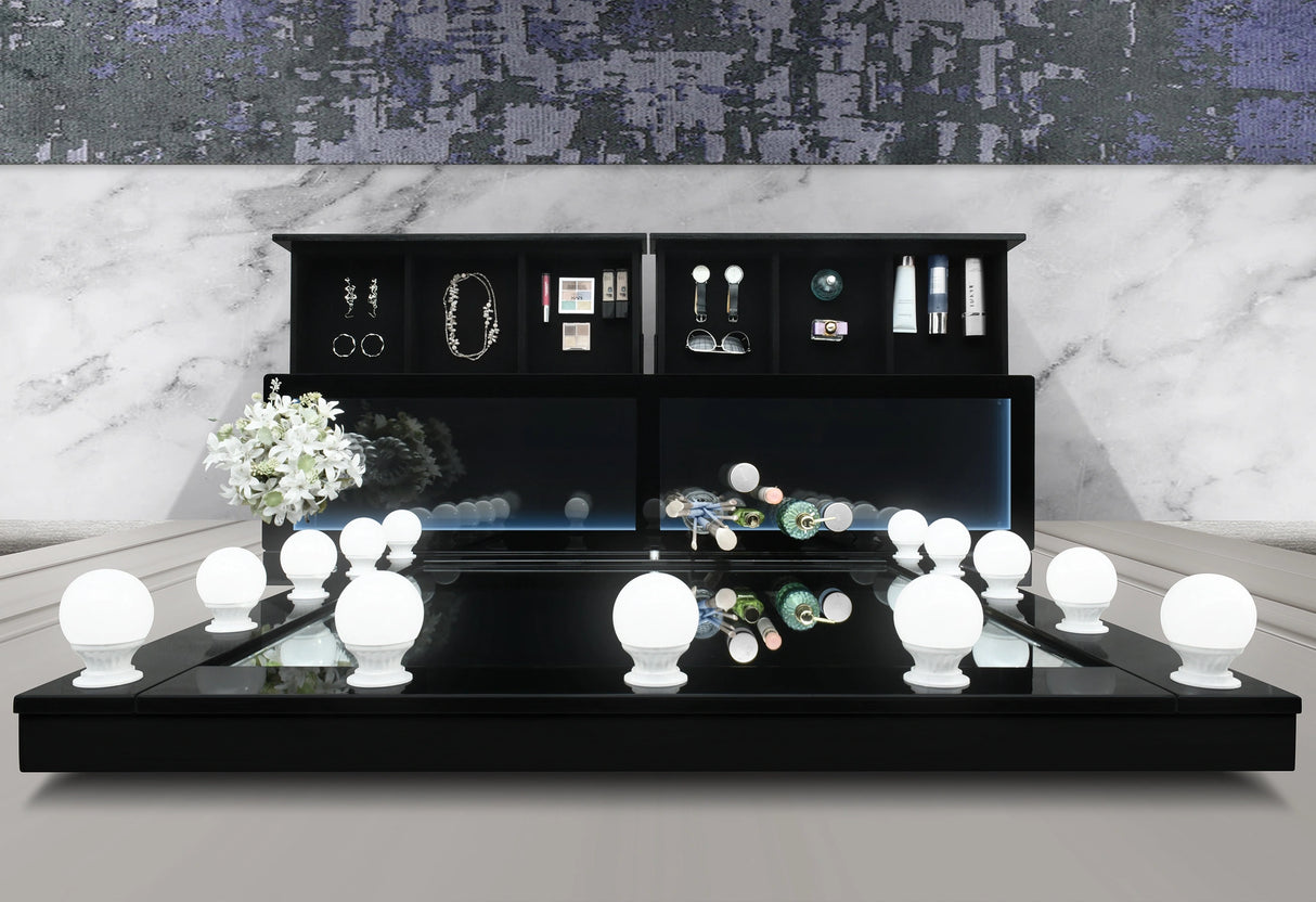 Ella Vanity Set with Storage Stool