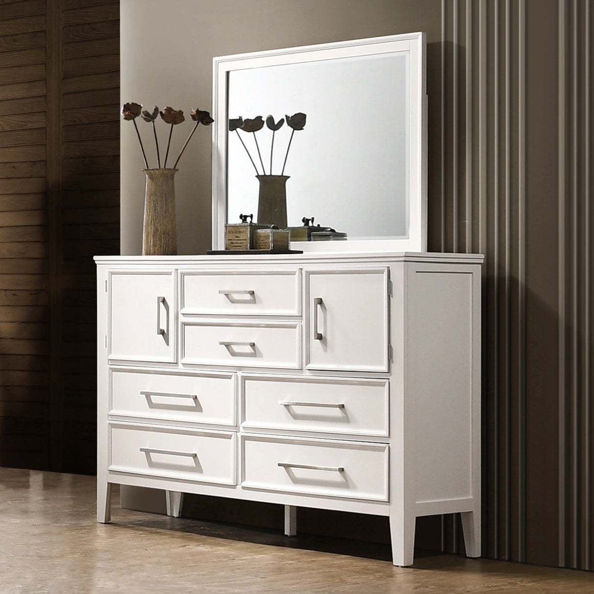 Andover Mirror-White