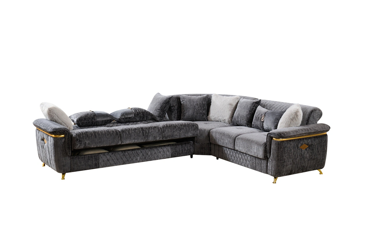 Argo Sectional Gray