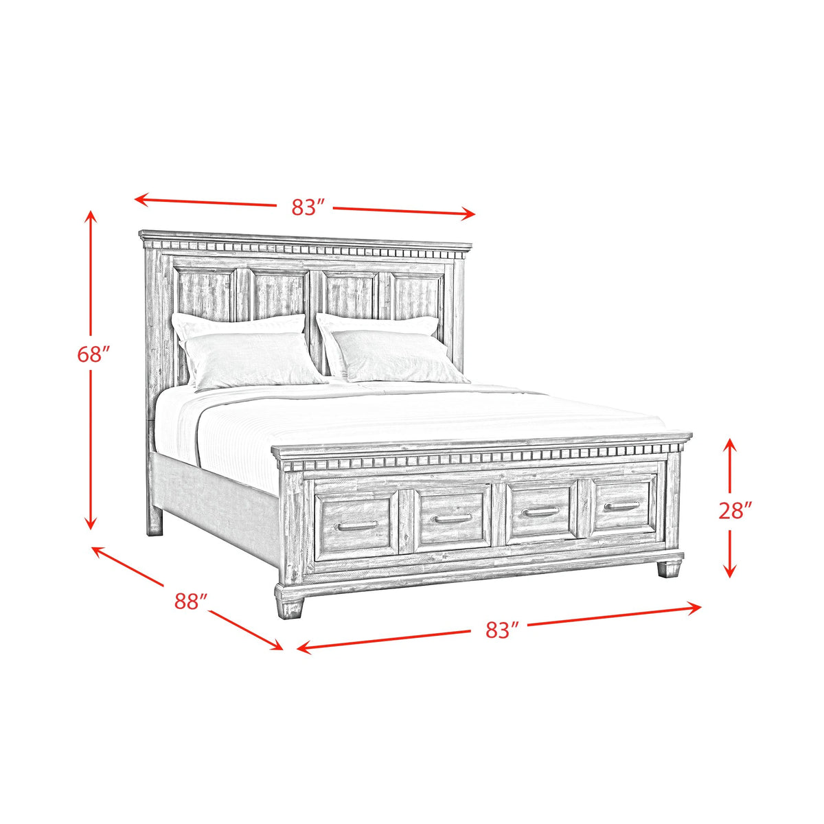 McCoy Storage Bed