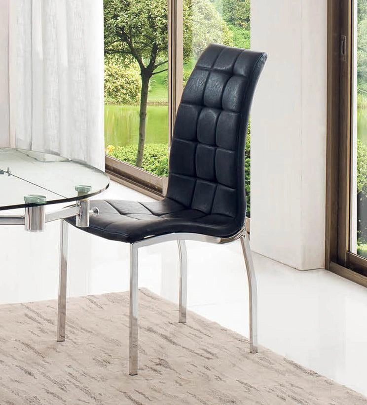 ESF Furniture 365 Chair in Black (Set of 2)