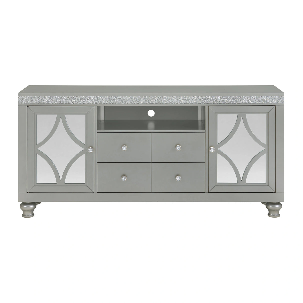 Avril 70" TV Stand in Silver