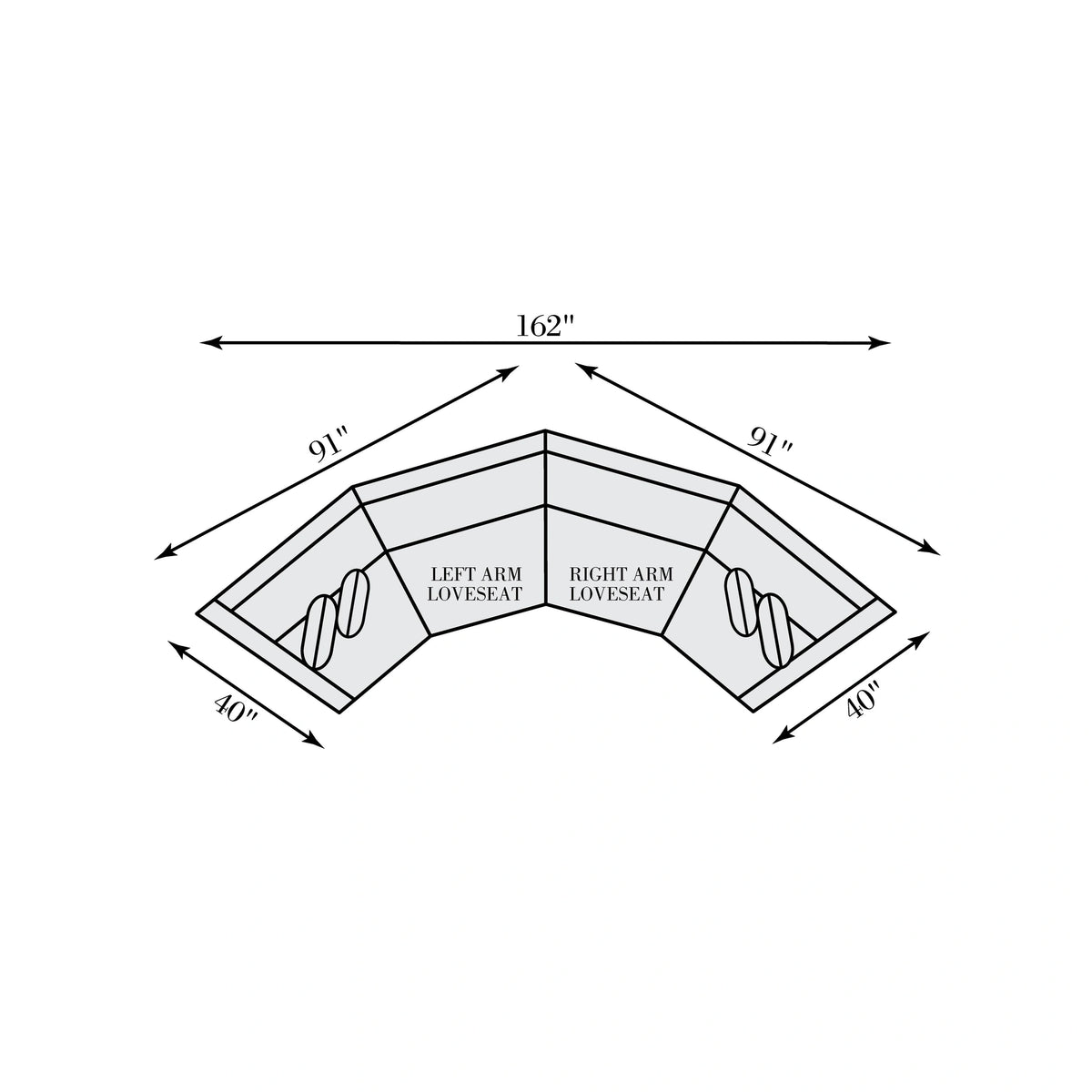 Soleil Fabric Sectional