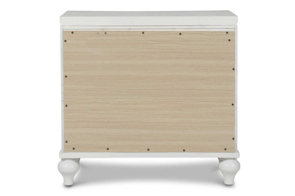 VALENTINO NIGHTSTAND-WHITE