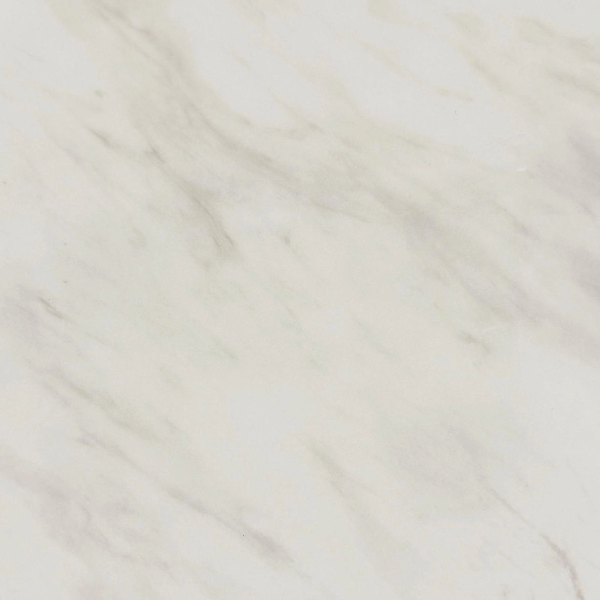 Sylvie Round End Table with White Faux Marble Top and Base