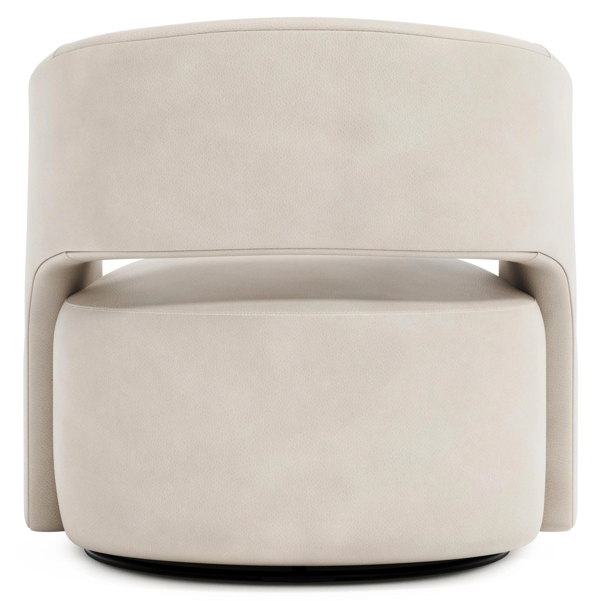 Chloe Leather Swivel Chair
