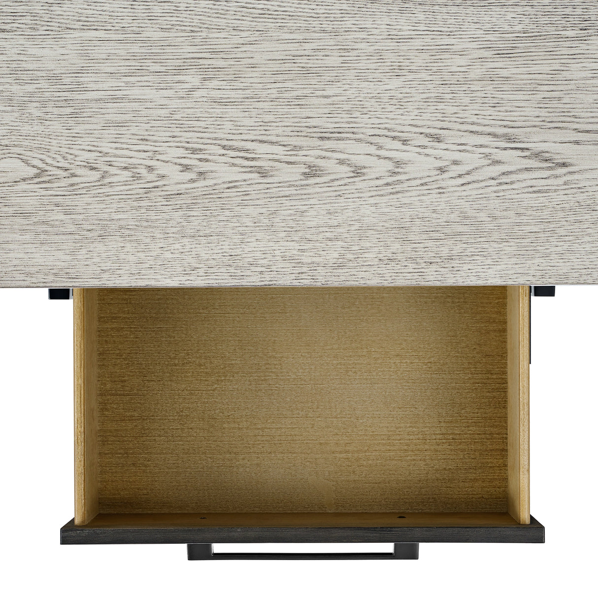 Axel Server in Light Grey and Espresso