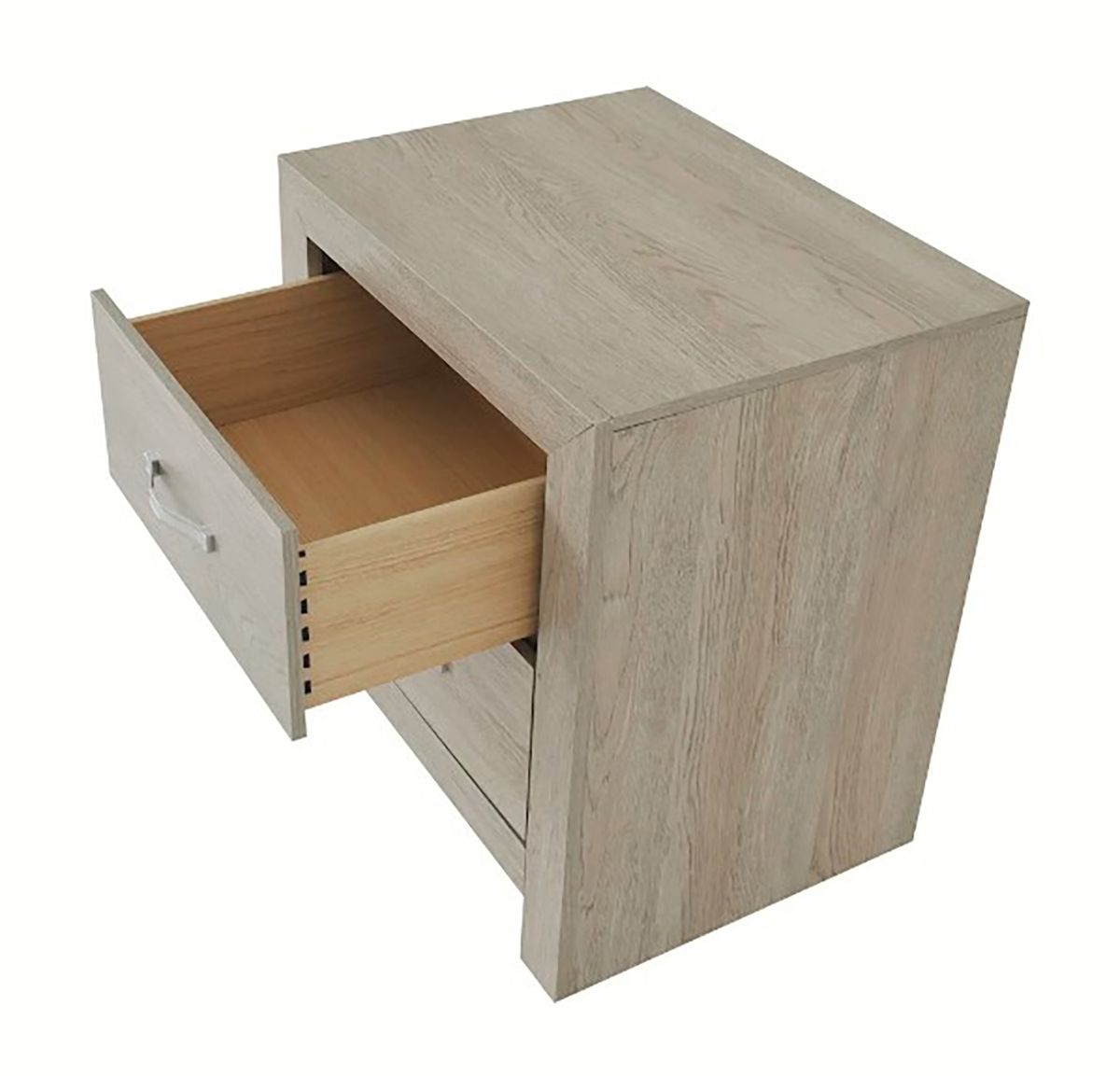 Crown Mark Furniture Jaylen 2 Drawer Nightstand in Gray - galleria furniture outlet
