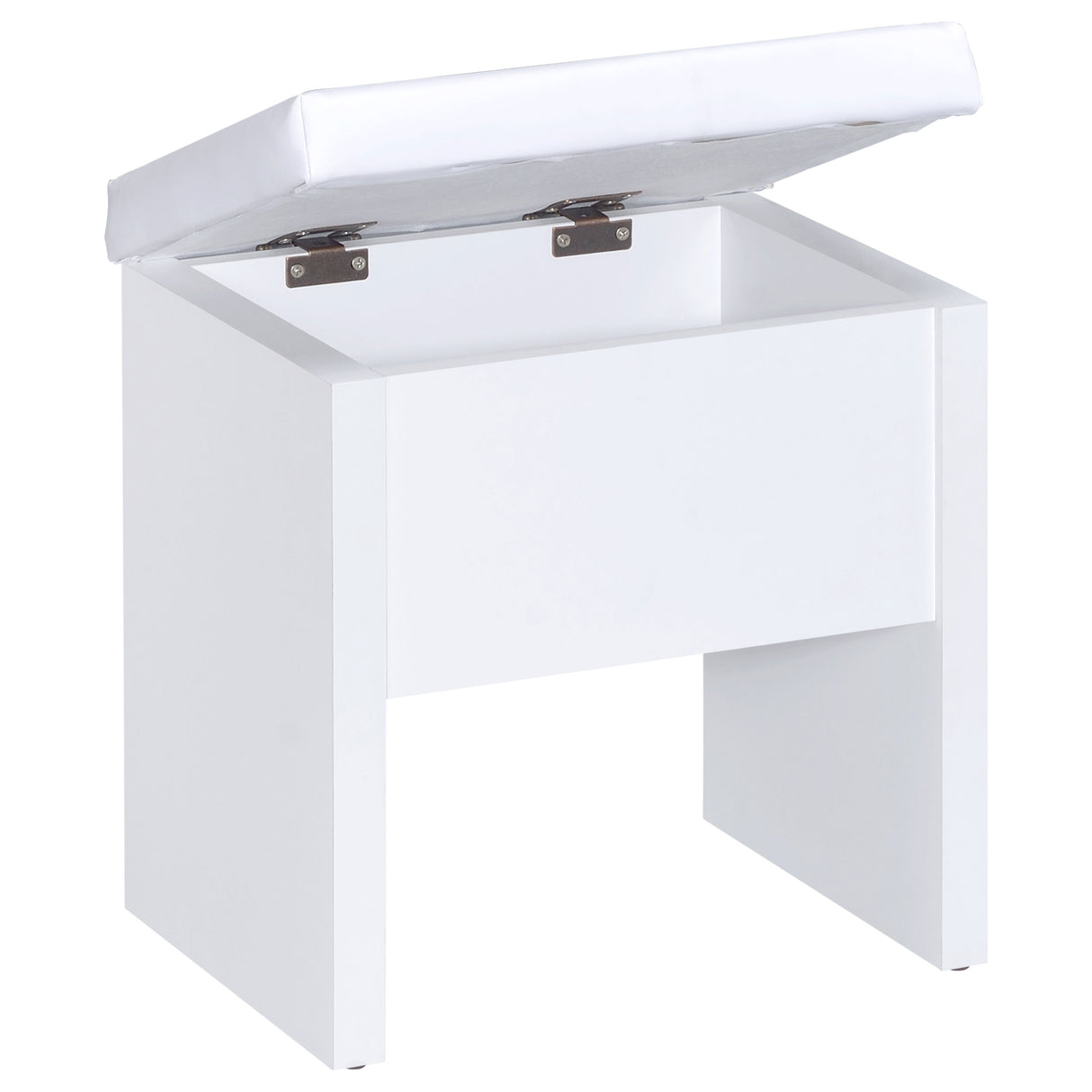 Harvey Makeup Vanity Table with Mirror and Stool - galleria furniture outlet