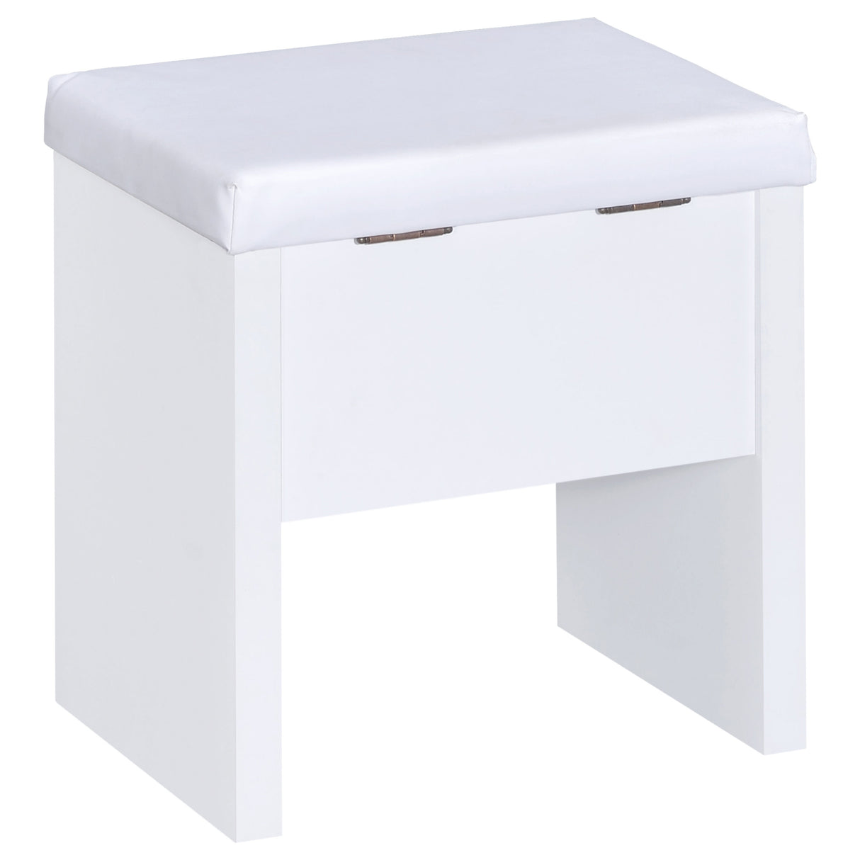 Harvey Makeup Vanity Table with Mirror and Stool - galleria furniture outlet
