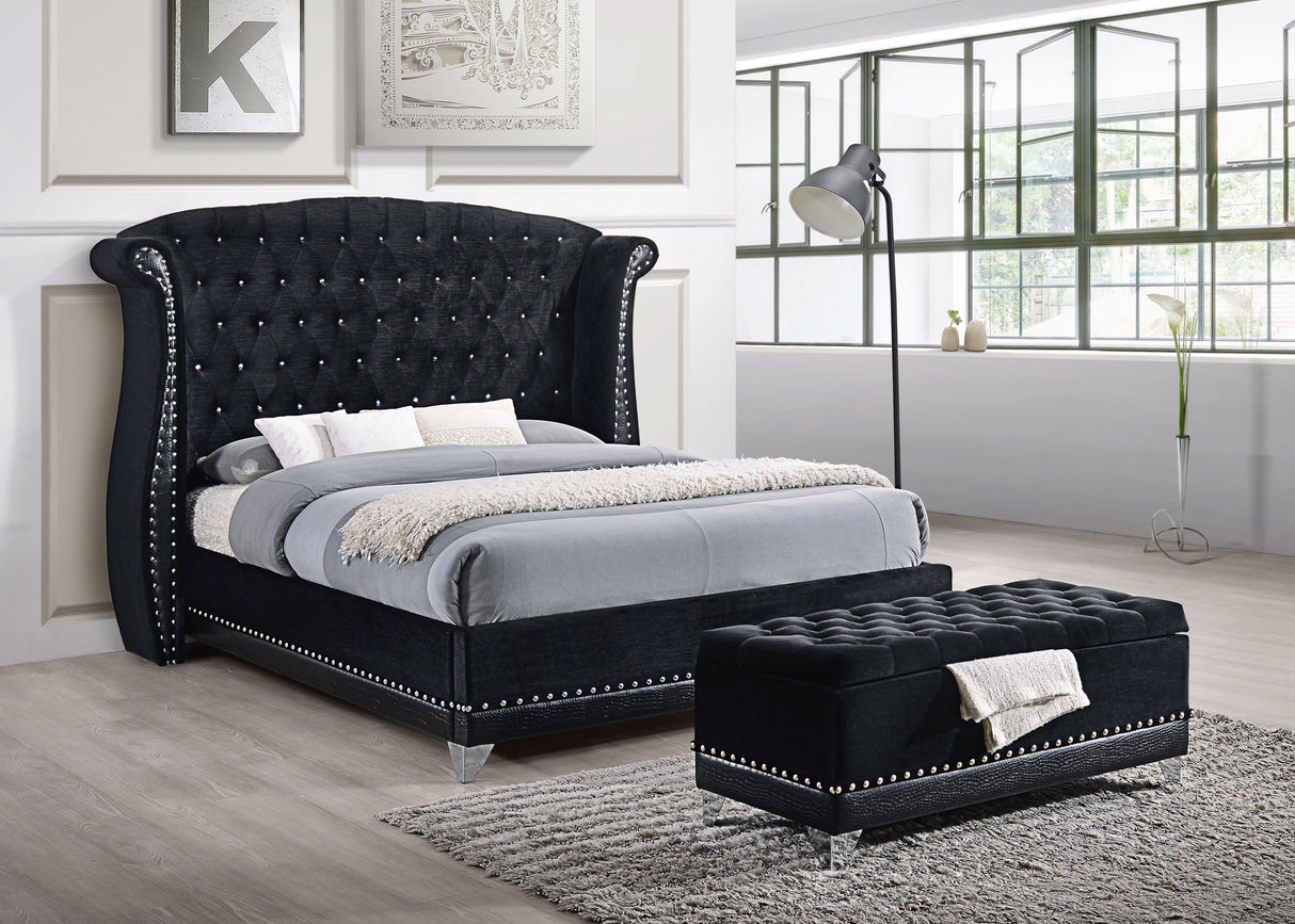 Barzini Wingback Platform Bed
