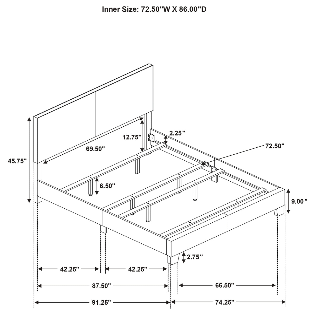 Dorian Panel Bed
