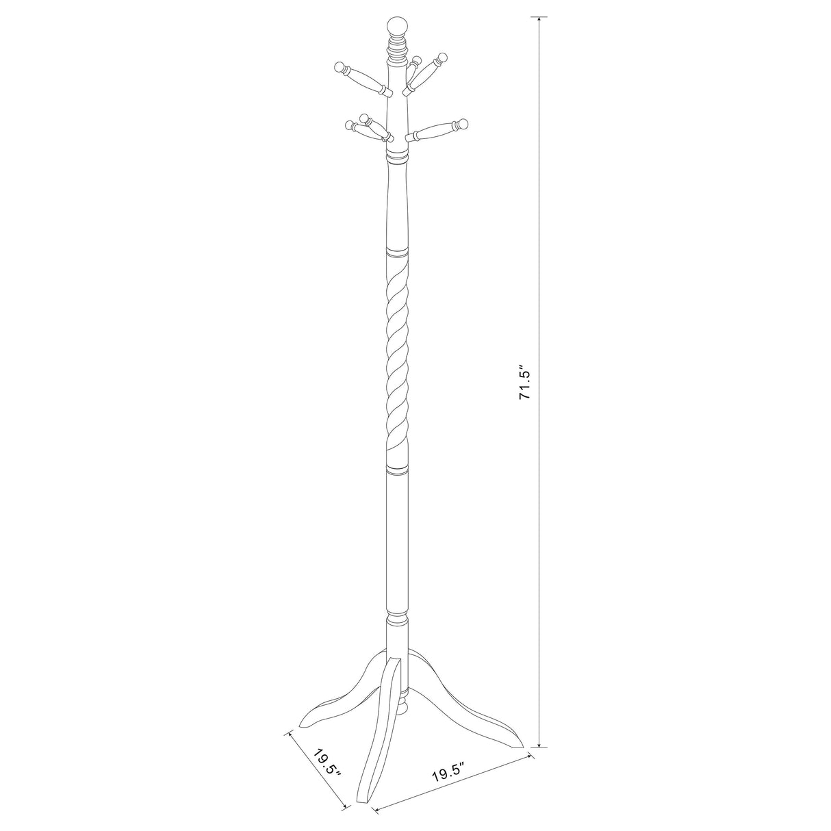 Riona Coat Rack - galleria furniture outlet