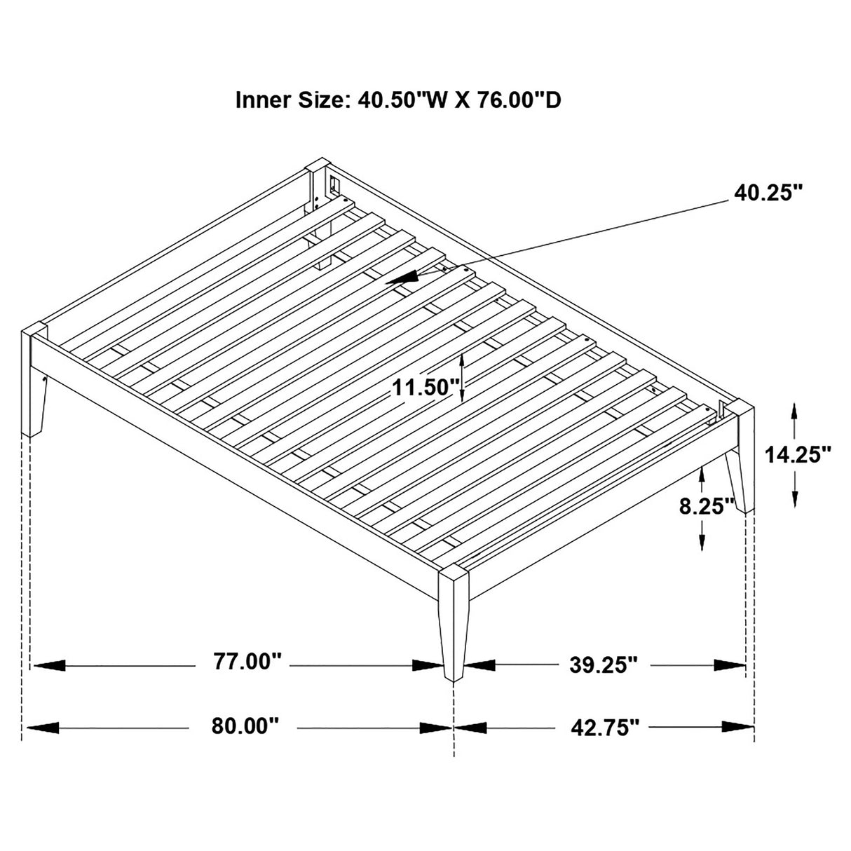 Hounslow Platform Bed Base