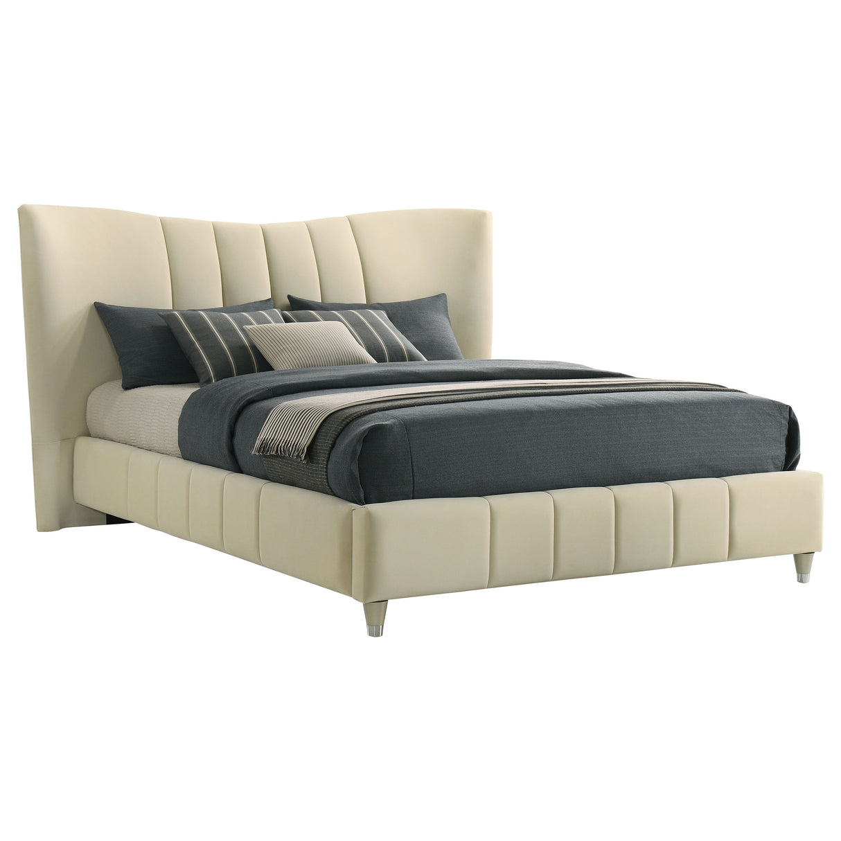 Evelyn Panel Platform Bed - galleria furniture outlet