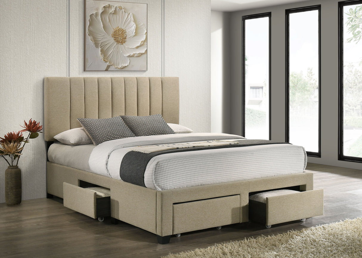 Wheatland Panel Platform Storage Bed