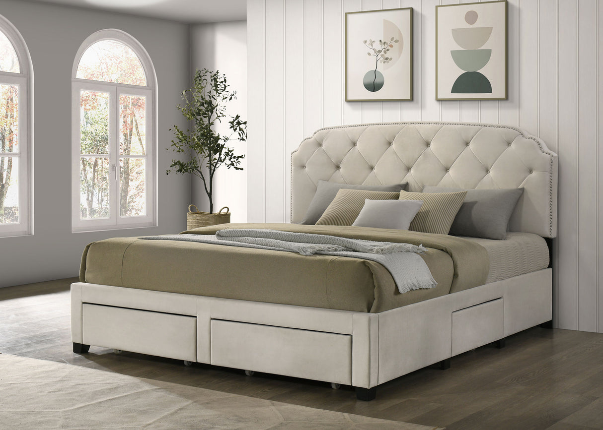 Marianna Panel Platform Storage Bed