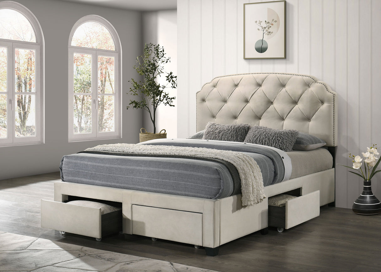 Marianna Panel Platform Storage Bed