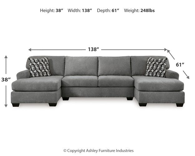Birkdale Court Sectional - galleria furniture outlet
