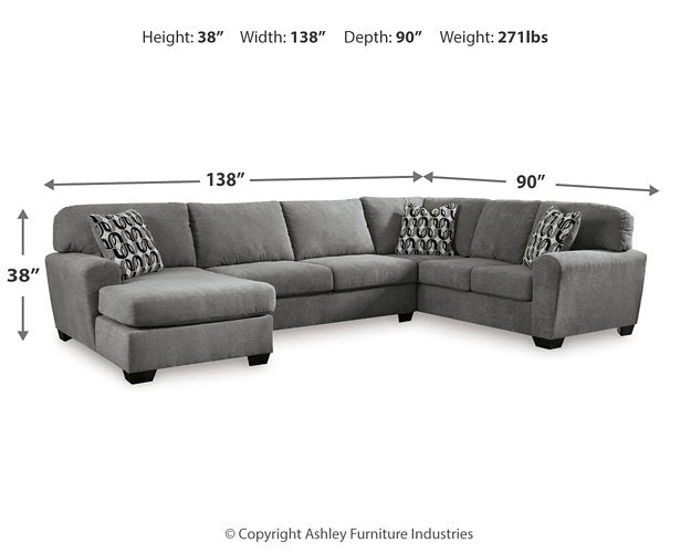 Birkdale Court Sectional with Chaise - galleria furniture outlet