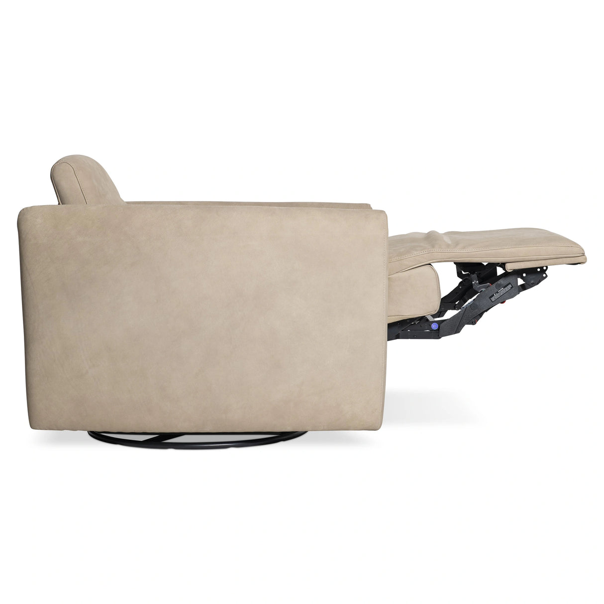 Livvy Leather Power Motion Swivel Chair