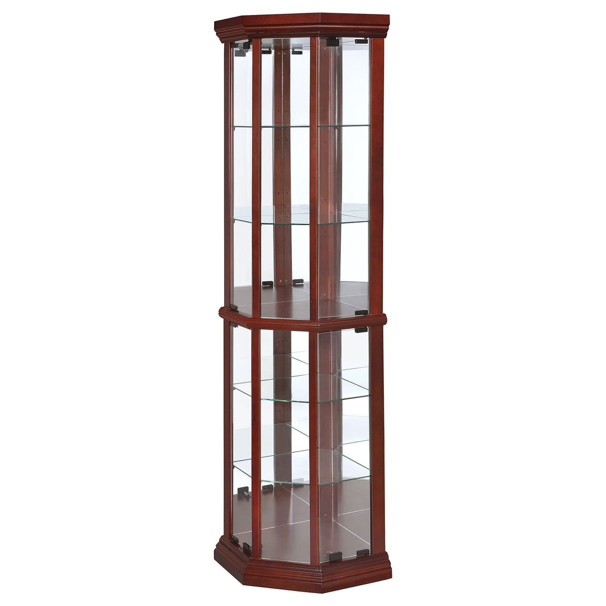 Appledale Curio Cabinet - galleria furniture outlet